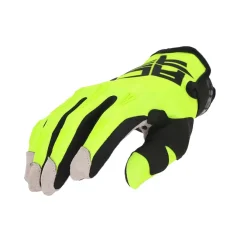 ACERBIS MX XH Adventure Motorcycle Gloves Fluo Green Black