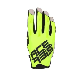 ACERBIS MX XH Adventure Motorcycle Gloves Fluo Green Black