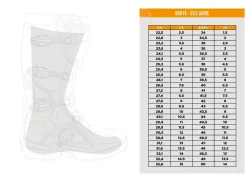 ACERBIS X-Team Off-Road Motorcycle Boots Black Grey