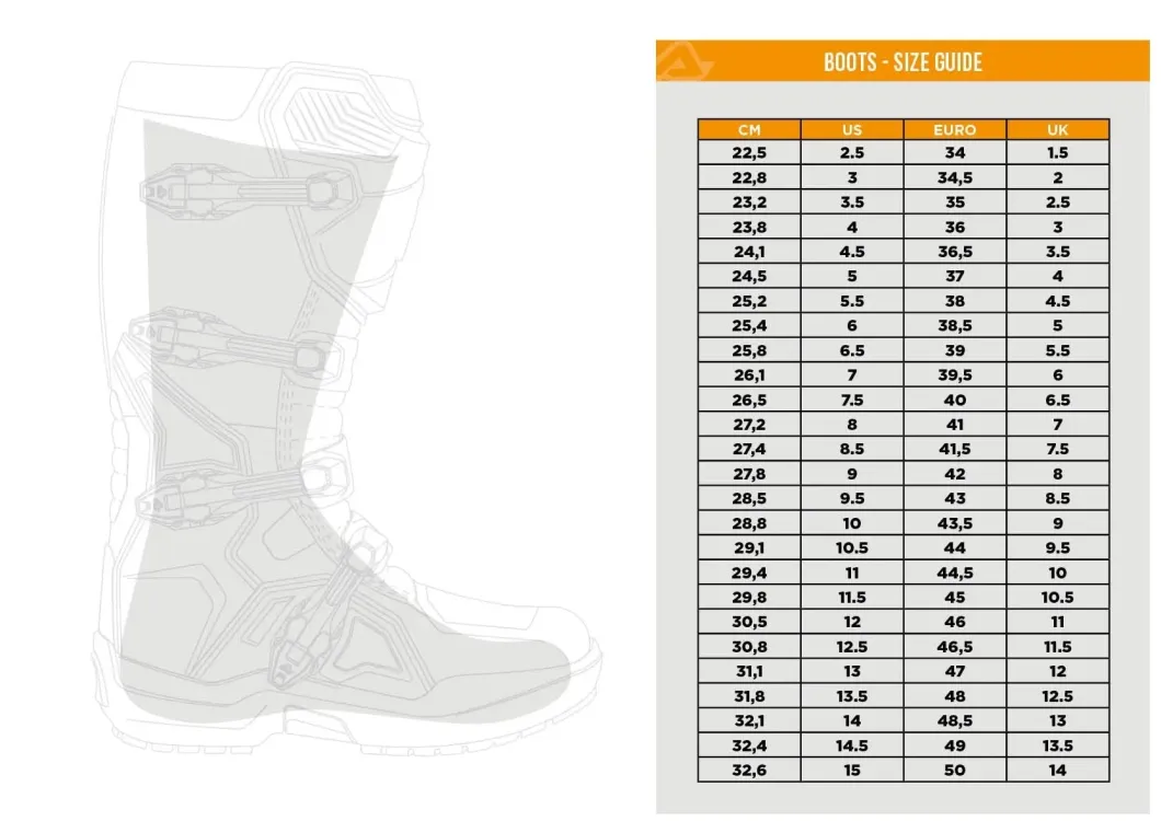 ACERBIS X-Team Off-Road Motorcycle Boots Black Grey