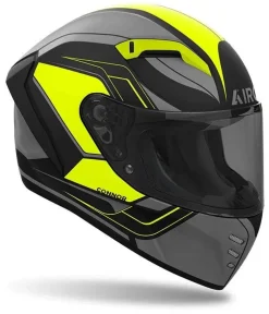 AIROH CONNOR DUNK Full Face Motorcycle Helmets Matte Yellow