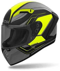 AIROH CONNOR DUNK Full Face Motorcycle Helmets Matte Yellow