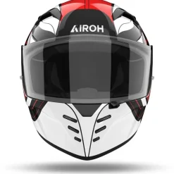 AIROH CONNOR DUNK Full Face Motorcycle Helmets Glossy Red