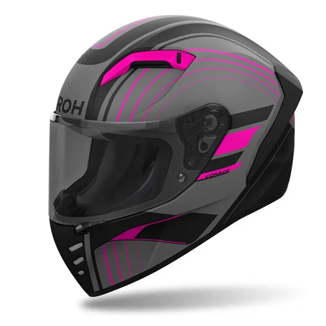 AIROH CONNOR REACH Full Face Motorcycle Helmets Matte Pink