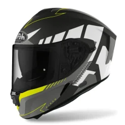 AIROH SPARK RISE Full Face Motorcycle Touring Helmets Matte Black