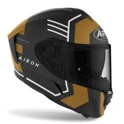 AIROHSpark Thrill Full Face Motorcycle Touring Helmets Matte Gold