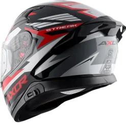AXOR Helmets APEX STREAK CASCHI INTEGRALE NERO ROSSO