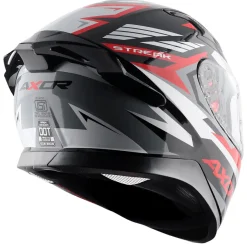 AXOR Helmets APEX STREAK CASCHI INTEGRALE NERO ROSSO