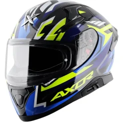 AXOR Helmets APEX STREAK CASCHI INTEGRALE NERO BLU