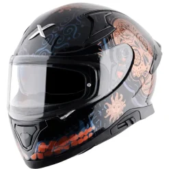 AXOR Helmets APEX TRANCE CASCHI INTEGRALE NERO ORO