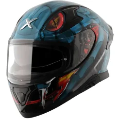 AXOR Helmets APEX VENOMOUS DV CASCHI INTEGRALE NERO BLU