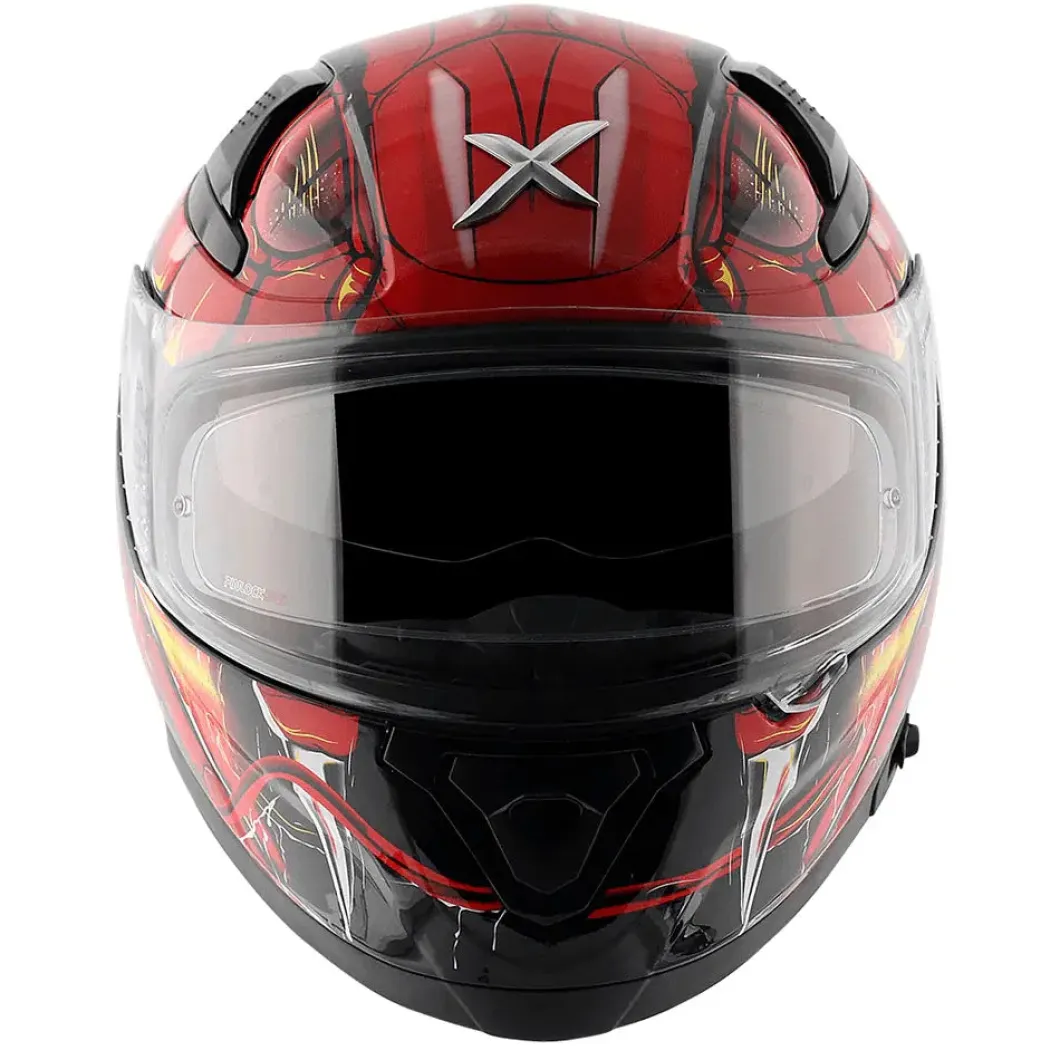 AXOR Helmets APEX VENOMOUS DV CASCHI INTEGRALE NERO ROSSO