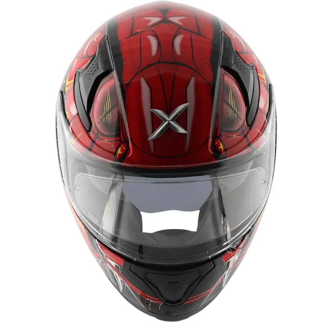 AXOR Helmets APEX VENOMOUS DV CASCHI INTEGRALE NERO ROSSO