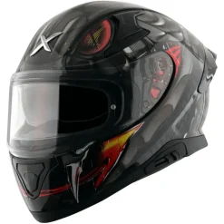 AXOR Helmets APEX VENOMOUS DV CASCHI INTEGRALE NERO OPACO GRIGIO