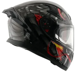 AXOR Helmets APEX VENOMOUS DV CASCHI INTEGRALE NERO OPACO GRIGIO