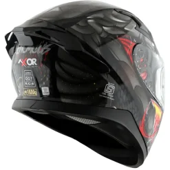AXOR Helmets APEX VENOMOUS DV CASCHI INTEGRALE NERO OPACO GRIGIO