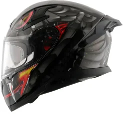 AXOR Helmets APEX VENOMOUS DV CASCHI INTEGRALE NERO OPACO GRIGIO