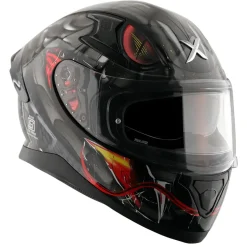 AXOR Helmets APEX VENOMOUS DV CASCHI INTEGRALE NERO OPACO GRIGIO