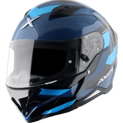 AXOR Helmets HUNTER CORNET CASCHI INTEGRALE NERO BLU