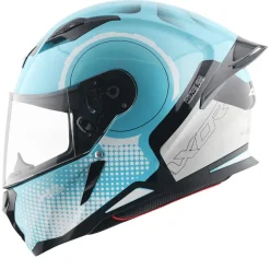 AXOR Helmets HUNTER SPEAR CASCHI INTEGRALE BLU