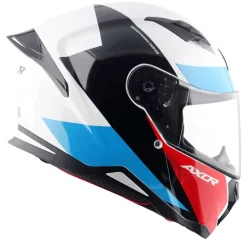 AXOR Helmets HUNTER TURBO CASCHI INTEGRALE BIANCO ROSSO