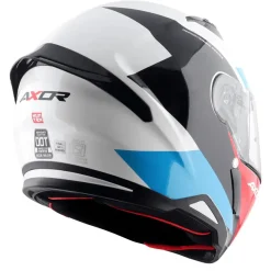 AXOR Helmets HUNTER TURBO CASCHI INTEGRALE BIANCO ROSSO