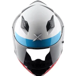 AXOR Helmets HUNTER TURBO CASCHI INTEGRALE BIANCO ROSSO