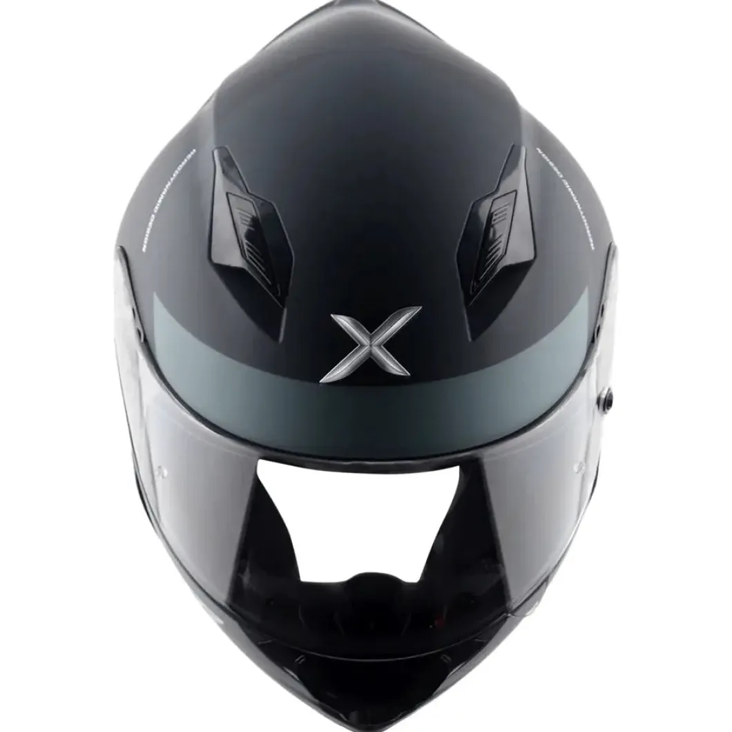 AXOR Helmets HUNTER TURBO CASCHI INTEGRALE NERO OPACO GRIGIO