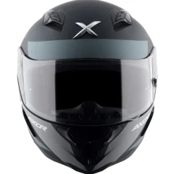 AXOR Helmets HUNTER TURBO CASCHI INTEGRALE NERO OPACO GRIGIO
