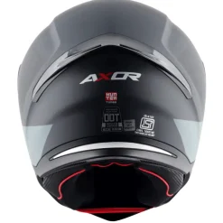 AXOR Helmets HUNTER TURBO CASCHI INTEGRALE NERO OPACO GRIGIO