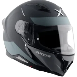 AXOR Helmets HUNTER TURBO CASCHI INTEGRALE NERO OPACO GRIGIO