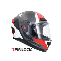 AXOR Helmets SABER SPARK CASCHI NERO ROSSO