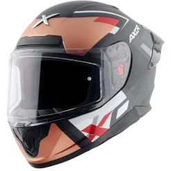 AXOR Helmets SABER X SPORTS CASCHI NERO ARANCIONE OPACO