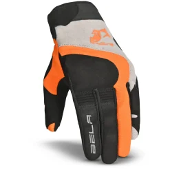 Bela Adventure Men's Textile Glove Black Orange