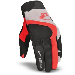 Bela Adventure Motorcycle Gloves Red