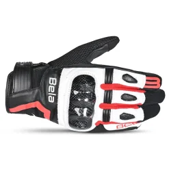 Bela Air Flow Women's Summer Motorcycle Gloves Black/Red