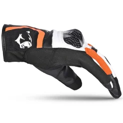 Bela Air Flow Women's Summer Motorcycle Gloves Black Orange