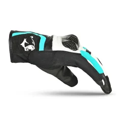 Bela Air Flow Women's Summer Motorcycle Gloves Black / Terquise