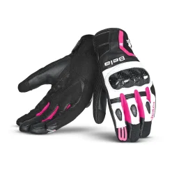 Bela Air Flow Women's Summer Motorcycle Gloves Black Pink