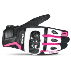 Bela Air Flow Women's Summer Motorcycle Gloves Black Pink