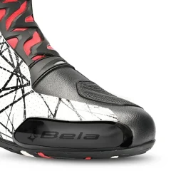 Bela Air Rider Racing Motorcycle Boots Black Red