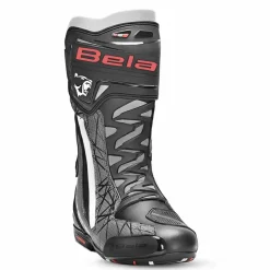 Bela Air Rider Racing Motorcycle Boots Black Grey