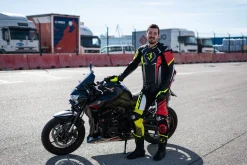Bela Aragone Black/Red/Yellow Full-Length Motorcycle Suit (1 PC)