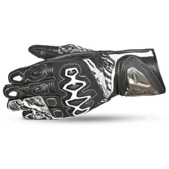 BELA Armour Pro Gloves Black White