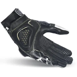 BELA ARMOUR PRO GUANTI DI MOTO UOMO CORTA NERO BLANCO