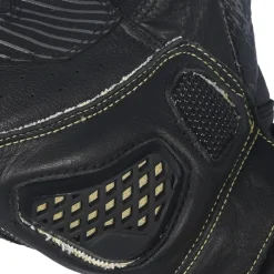 BELA ARMOUR PRO GUANTI DI MOTO UOMO CORTA NERO BLANCO