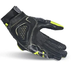 BELA ARMOUR PRO GUANTI DI MOTO UOMO CORTA NERO GIALLO FLUO