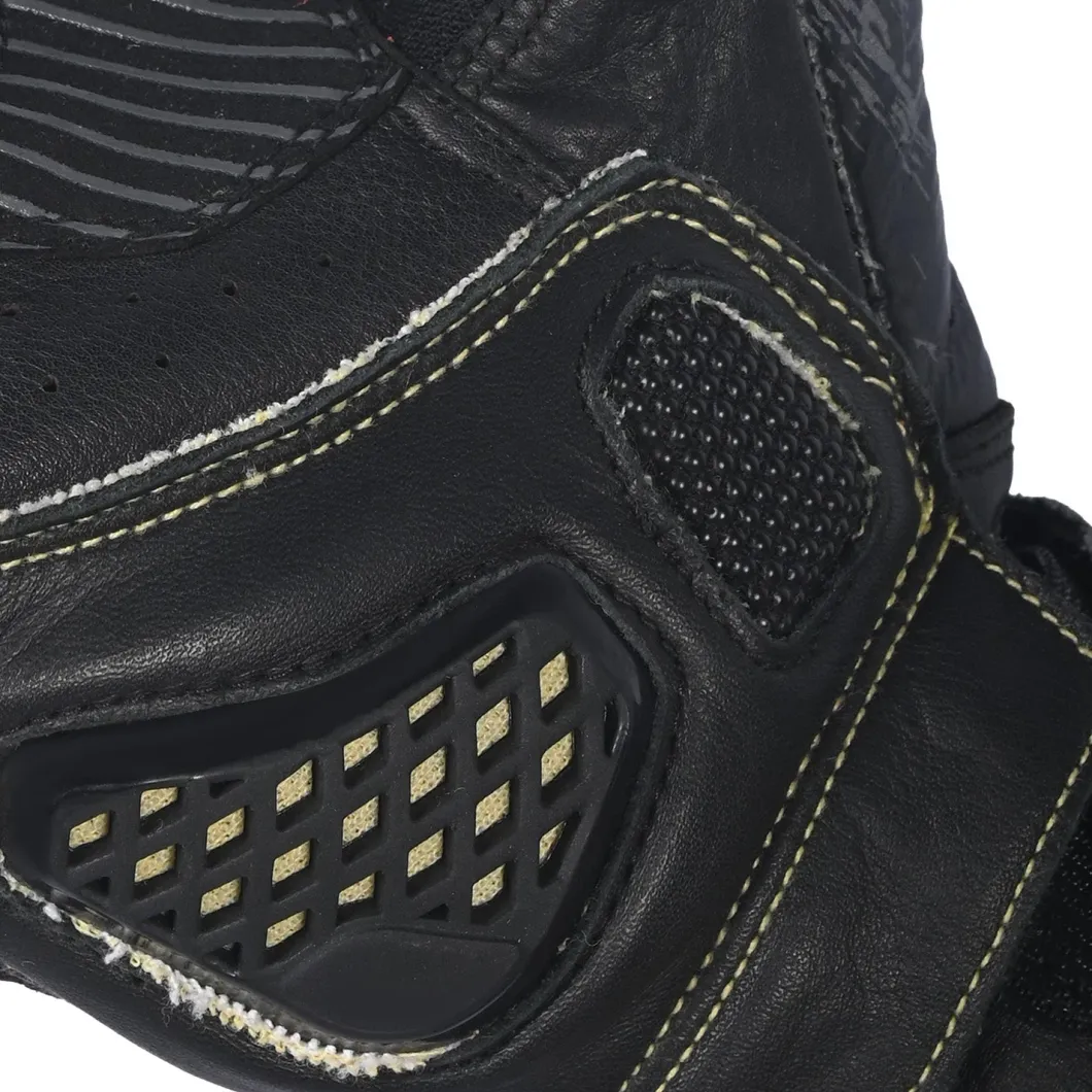 BELA ARMOUR PRO GUANTI DI MOTO UOMO CORTA NERO GIALLO FLUO