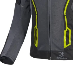 BELA ARTREX AIR 2.0 GIACCA DI MOTO NERO GRIGIO GIALLO FLUO
