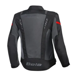 BELA ARTREX AIR 2.0 GIACCA DI MOTO NERO GRIGIO ROSSO
